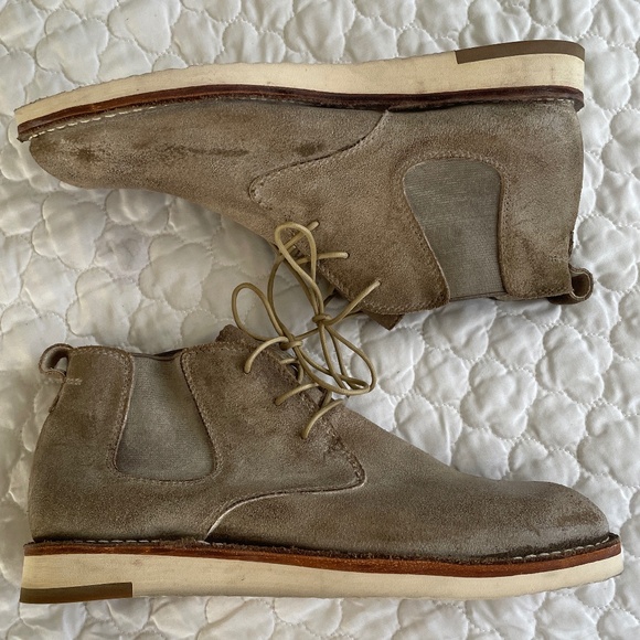 John Varvatos U.S.A. Leather Chukkas Size 8 main image 4